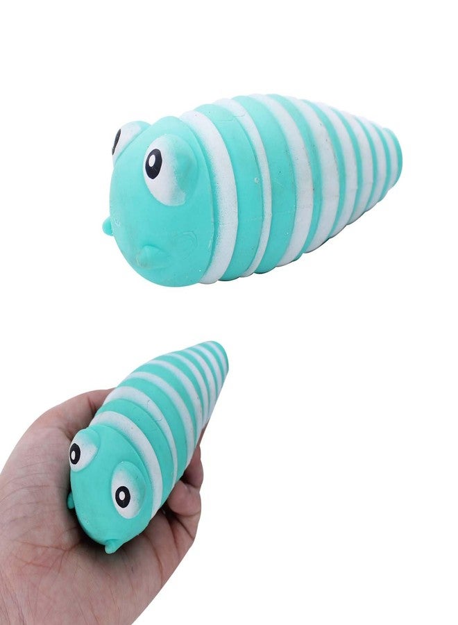 BOXO Decompression Colorful Soft Squeeze Slug Toy for Kids Boys and Girls - Image 1